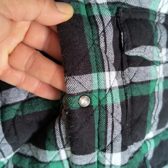 Joe fresh Plaid Shacket Shirt Jacket L Boys